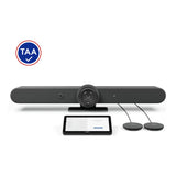 Logitech 991-000534 Rally Bar + Tapcat5E + Mic Pods - TAA Compliant