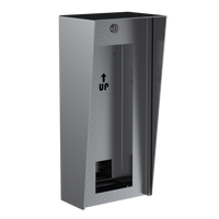 Pedestal Pro 818HOU-DOOR-01-304 8x18 Stainless Housing - DoorBird D2102KV (Flush)