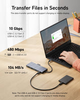 Anker 565 USB-C Hub (11-in-1) - rear view | Silarius