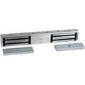 RCI 8320 MultiMag Electromagnetic Lock, Double-Door 1200 lb, Door Status Sensor and Security Condition Sensor, Brushed Anodized Aluminum