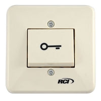 RCI 909S-MOW Rocker Switch, Surface Mounted, Momentary and Maintained SPDT Field Selectable, 10A at 250VAC, Beige