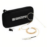 Countryman E6DW5L2SR E6 Directional Earset Microphone, Light Beige, 2mm Cable, Connector Code SR