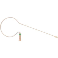 Countryman E6DW6L2AX E6 Directional Earset Microphone, Light Beige, 2mm Cable, Connector Code AX