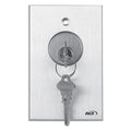 RCI 960-MAMAx28 960 Series Keyswitch Tamper Resistant, SPDT Maintained Switch Mode / SPDT Maintained Optional Second Switch Mode, Brushed Anodized Aluminum
