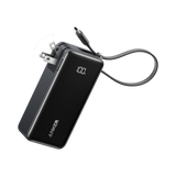 Anker Power Bank (10K, Fusion, Built-In Cable) - front view | Silarius