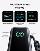 Anker Laptop Power Bank (25K, 165W, Built-In and Retractable Cables) - detail view | Silarius
