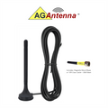 AG Antenna AG3DBMAG-10-SM AG204 Magnetic Mount 4G 5G Antenna w/10ft Coax Cable - SMA Male