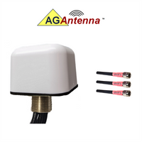 AG Antenna AG43-BW-3W AG43 Low Profile Series Mobility 3-Lead MIMO 3 x WiFi Dual Band - Bolt Mount Antenna w/15ft Coax C