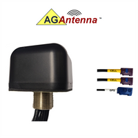 AG Antenna AG43F-BB-2CG AG43 Low Profile Series Mobility 3-LEAD Mimo 2 x Cellular 3G 4G 5G Cbrs / Gps Gnss - Bolt Mount