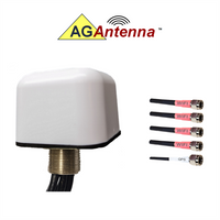 AG Antenna AG45-BW-4WG AG45 Low Profile Series Mobility 5-Lead Multi-MIMO 4 x WiFi Dual Band / GPS GNSS - Bolt Mount Ant