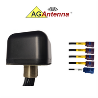 AG Antenna AG45F-BB-4CG AG45 Low Profile Series Mobility 5-LEAD Multi-mimo 4 x Cellular 3G 4G 5G Cbrs / Gps Gnss - Bolt