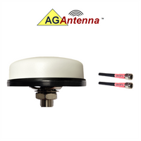 AG Antenna AG46-BW-2W AG46 Low Profile Series Mobility 2-Lead MIMO 2 x WiFi Dual Band - Bolt Mount Antenna w/15ft Coax C