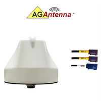 AG Antenna AG63F-BW-2CG AG63 Enterprise Series Mobility 3-Lead MIMO 2 x Cellular 3G 4G 5G CBRS / GPS GNSS - Bolt Mount A