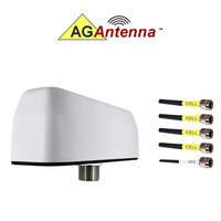AG Antenna AG95-BW-4CG AG95 Low Profile Series Mobility 5-Lead Multi-MIMO 4 x Cellular 3G 4G 5G CBRS / GPS GNSS - Bolt M