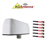 AG Antenna AG96-BW-6W AG96 Low Profile Series Mobility 6-Lead Multi-MIMO 6 x WiFi Dual Band - Bolt Mount Antenna w/15ft