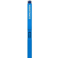 Aiphone TW-TA TW Series Tall Assistance and Emergency Aluminum Tower, Blue