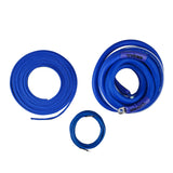 0-GA Amplifier Installation Wiring Kit - Blue - rear view | Silarius