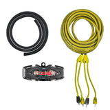 4-GA Amplifier Installation Wiring Kit - Yellow - side view | Silarius