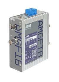 AMG Systems AMGFIB-1VT-M1A Industrial 1-Channel CVI/TVI/AHD/CVBS Video Transmitter, Multimode 2Km, 1-Fiber, A-Side, ST Connector, 9-36VDC or 24VAC Input