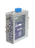 AMG Systems AMGFIB-2VT-M1A Industrial 2-Channel CVI/TVI/AHD/CVBS Video Tx, Multimode 500m, 1-Fiber, A-Side, ST Connector, DIN Rail / Wall Mount, -40°C to +75°C, 9-36VDC or 24VAC Power Input
