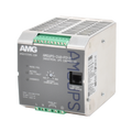 AMG Systems AMGUPS-I48-P240 Industrial UPS with Integrated 5A Battery Charger, Supports Lead Acid, Gel and Lithium Batteries, DIN-Rail Mounting, Multiple Fault Relay Outputs, 48VDC, 240W (5A)