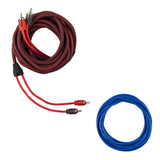 4-GA CCA Amplifier Installation Kit - RED - rear view | Silarius