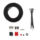 4-GA CCA Amplifier Installation Kit - RED - detail view | Silarius