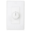AtlasIED AT100D Deluxe Decora Plate Mounted 100W Attenuator, 3dB Steps