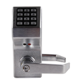 Napco DL3200 US26D Pushbutton Cylindrical Door Lock, Satin Chrome Finish