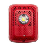 System Sensor SPSRLED-SP L-Series Indoor Speaker Strobe, LED, Wall Mount, "FUEGO" Label, Red