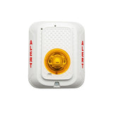 System Sensor SWLED-ALERT L-Series LED Strobe with Amber Lens, Wall-Mount, Indoor, Marked ALERT, White