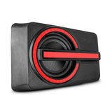 Bronco 6th Gen Loaded Tailgate Enclosure with 12' Subwoofer and RGB LED Lighting - front view | Silarius
