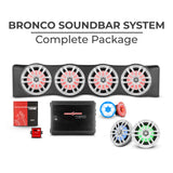 Bronco 6th Gen 4 Door Rear Mount Sound Bar System Complete Package. - detail view | Silarius