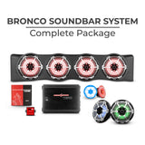 Bronco 6th Gen 4 Door Rear Mount Sound Bar System Complete Package. - detail view | Silarius
