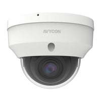 AVYCON AVC-NPV81F28 Diversity Series 8MP H.265 Vandal IR Dome IP Camera, 2.8mm Fixed Lens, White