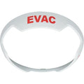 System Sensor BZWC-EV L-Series BZWC White Bezel Kit for Ceiling Mount Strobes and Horn Strobes, "EVAC" Marking