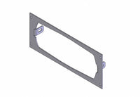 Havis C-EB35-T91-1P 1-Piece Equipment Mounting Bracket, 3.5in Mounting Space, Fits Tait TM9155 & TM9455