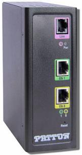 Patton CL1314R/R/EUI CopperLink Industrial 5.7 Mbps Long-Range Ethernet Extender, Remote Unit, 4-Port