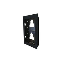 Comelit UT9162B Flush-Mounted Frame for 2 Ultra Modules, Black