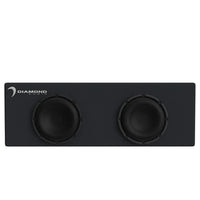 Diamond Audio DESMB10DA Diamond Elite DES Dual 10" Slot-Vented Active Subwoofer Enclosure, 800W RMS