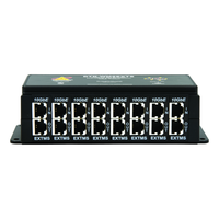 DITEK DTK-WM8EXTS Wall Mount 8-Channel PoE Extender Surge Protector for PoE Extender Circuits