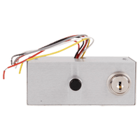 Dortronics 5246-K24X3P15 Series Key Removable in 2 Positions Switch Console with (3) Momentary SPDT Push Buttons