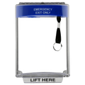 Dortronics 6510/COV 6500 Series Emergency Pull Station Accessory, Anti-Tamper Cover, Lift to Access Pull, 4-7/8" High by 5-1/2" Wide by 2-1/2" Deep