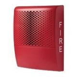 Kidde EG4ARF Genesis EG4 Series Wall Horn, "FIRE" Marking, Room Side Wiring Plate Included, Red