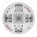 Kidde EGCSVWF Genesis Ceiling Speaker/Strobe, 15-115cd, White, FIRE Marking. Room Side Wiring Plate Included