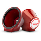 8” Universal Flat Mount Kick Panel Speaker Pod - Jet Skis, Jeeps, Motorcycles - RGB LED Lights - detail view | Silarius