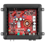 EXL Full Range Class D 2 Channel Amplifier 320 Watts - side view | Silarius