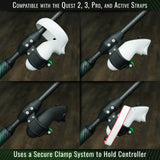 DriVR Elite - Adjustable VR Weighted Golf Club Handle Accessory - Compatible with Quest 2, 3/3s, ... - detail view | Silarius