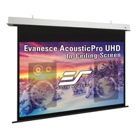 Elite Screens IHOME126H3-E12-AUHD Evanesce AcousticPro UHD 126" 16:9 In-Ceiling Electric Projector Screen