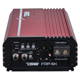 FRP Compact Full-Range Class D 1-Channel Amplifier 5,000 Watts Rms @ 1-Ohm - detail view | Silarius